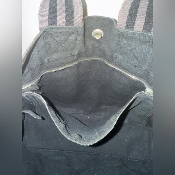 Hermes Toile Fourre-Tout PM Tote in Grey - Picture 5 of 11